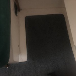 Floor In front of Captains Helm