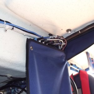 Media 'SeatalkNg 5 way connector on berth entrance' in album 'Helm before Autopilot'