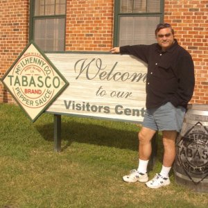 Pat at Tasbasco Factory