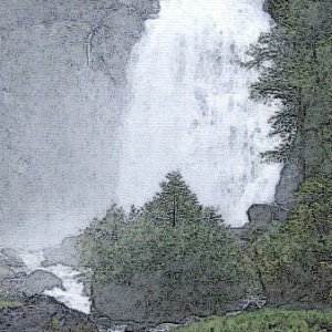 Chatterbox Falls Painting