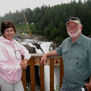 Willie and Herb at Snoqualmie Falls