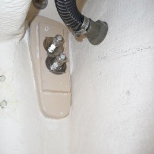 6. Improved Port Backing Plate. We carry a dedicated 5/8" x 100' long polly tow line with us if needed. I now feel more confident that I will not damage our boat if I assist someone with a tow.