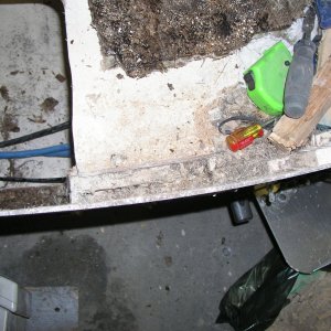 motor well dry rot