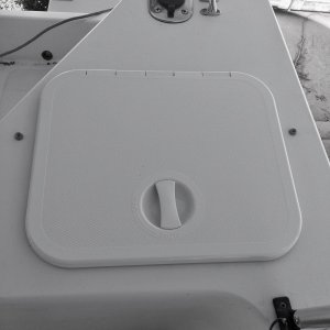 New hatch both port and starboard complete. No more leaks!