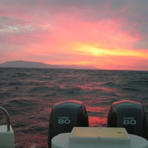 Sunset Over Santa Cruz Island