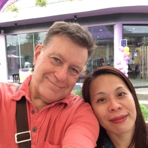 Les Lampman and wife (~2017)