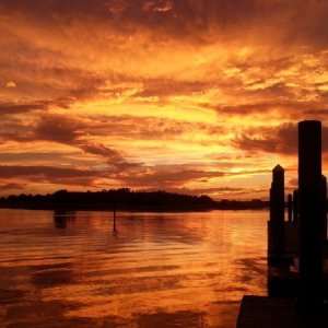 Sunset at Portside Marina
