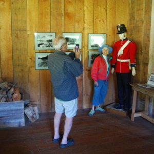 Media 'Bill and El, English Camp, San Juan Island' in album 'Dee 8th anniversary dinner, Islander Cafe, Lopez Island'