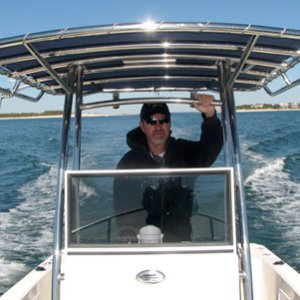 At the helm