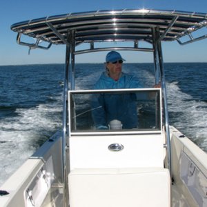 Joan at the helm