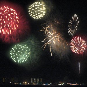 More fireworks