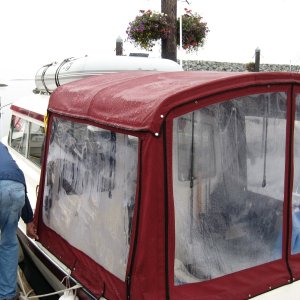 Media 'Cape Cruiser canvas   Sea Sprite?' in album 'Carolyn on splash well stove'