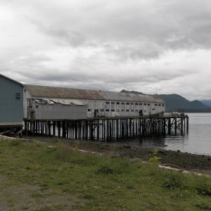The old net shed, no longer in use.
