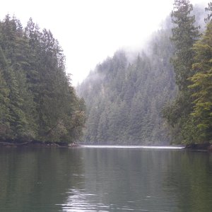 Roaringhole Rapids North of Watson Island.  It was so narrow that I wasn't sure that I could turn around quick enough to avoid the current flooding in to Nepah Lagoon.  We went exploring in Mackenzie Sound and waited for slack.  Here is a video: https://www.youtube.com/watch?v=aVxlfczH72w