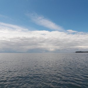 Media 'Back out through Wells Passage and into Queen Charlotte Strait.  Looks like a good day to go north.' in album 'On the left is the MV Coho, headed for Victoria.  We left Port Angeles about 8 am for the 90 minute ride.'