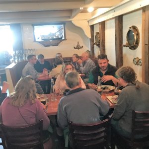 Media 'A few of the C-Brats out for supper' in album 'Daydream with AGLCA Gold Burgee on Bow'
