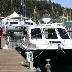 Media 'kathy adn cattitude at roche harbor' in album 'IMC is taking care of my new baby'