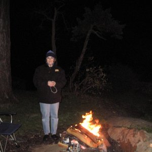 Media 'Warming fire for Robbin' in album 'Fossil Bay looking east'