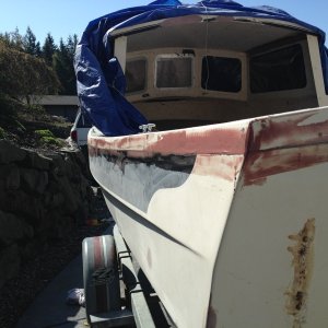Media 'fairing in hull/deck joint' in album 'before much had been done'