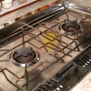 Origo 4000 Alcohol Stove. I also have the Wallas that was on the boat.