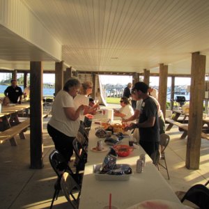 Preparing for the pot luck