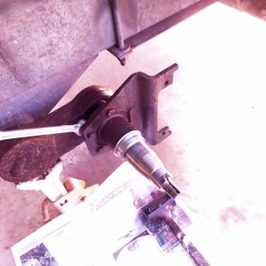 Axle hubs and caliper holders