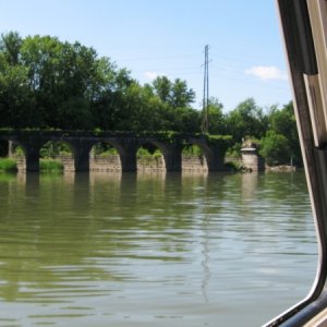 Media 'remains of aquaduct on Erie Canal' in album 'Baldwinsville, NY renovating terminal wall'