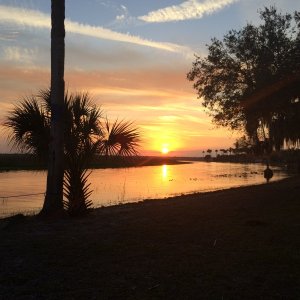 The beauty of this spot is that unlike a lot of the river it is wide open. This particular site gives one the sunrise and sunsets