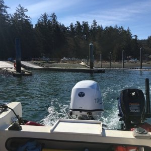 Departing Cornet Bay for a Sunday cruise