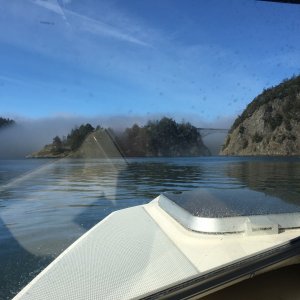 Still fog on the outside