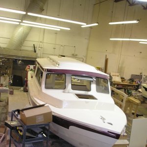 Grab rails and some cleats installed.(Mon 4/18)