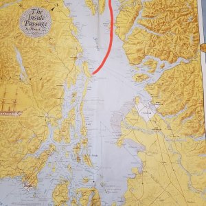Silva Bay to Ballet Bay, off Blind Bay.
