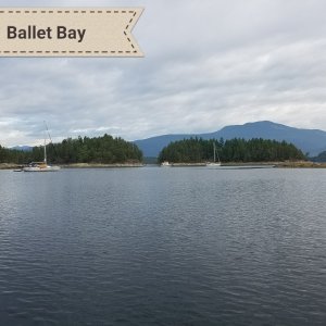 Spent one night in a well protected, beautiful spot off Jervis Inlet.