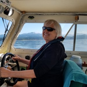 Heading up Malaspina Strait.