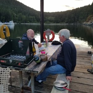 Bumped into other C brats, Fred and Robbin Young, while at Stuart Island. Back to Bellingham tomorrow.
