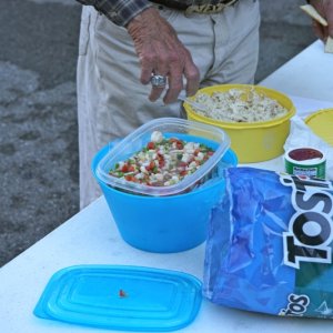 Cevice and crab dip