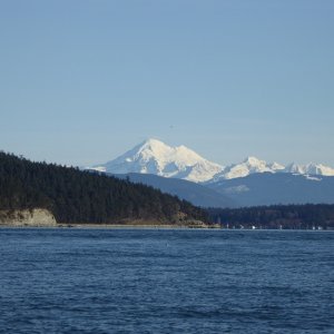 Jan14th-13-Mt Baker behind Cypress and Guemes