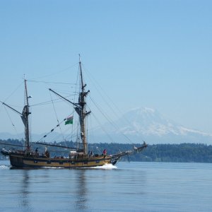Hawaiian Chieftain. 103 feet LOA/57 feet LWL, 20,000 lbs lead ballast, twin Volvo 235 hp diesels.