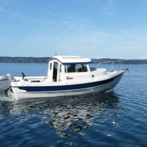 Rob (Neblig) headed to Cutts Island.
A perfect spring day on the water.