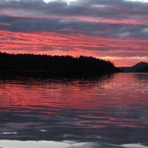 Red sky at night...