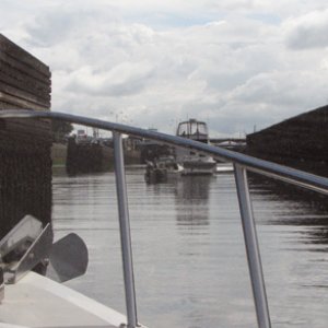 Heading into the lock