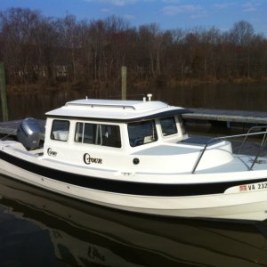 At the boat ramp