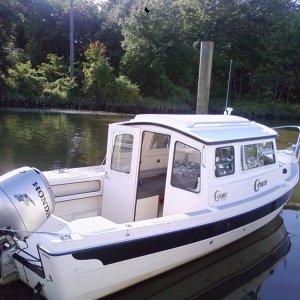At the dock