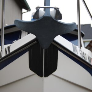Media 'DSC 0002' in album '(B~C) powerwinch450, anchor by Beefy and extra roller mounted on a piece of that white cutting board material'