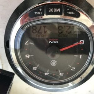 Media 'Tach with current engine hours' in album 'At Anchor, British Columbia'