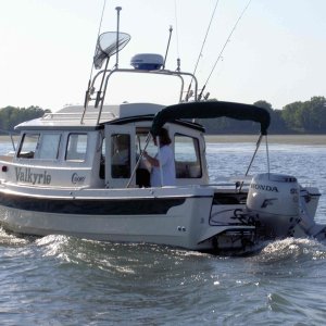 (Valkyrie)  Aft quartering view
