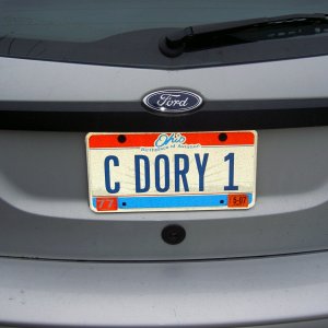 Two vanity plates!  We've got it bad!