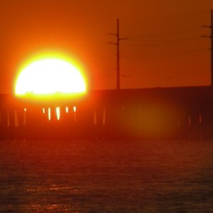 Sunset over Bahia Honda.