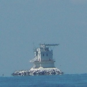 Media 'Another Pelee Passage navaid / Lake Erie.  Lots of guano on this one!' in album '(Valkyrie) Getting on plane.
Photo by Salty Dog.'