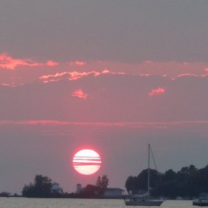 Kelley's Island sunset.